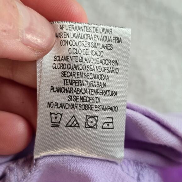 Care Bears Purple Embroidered Crop Top Women's Size XL - Picture 9 of 9